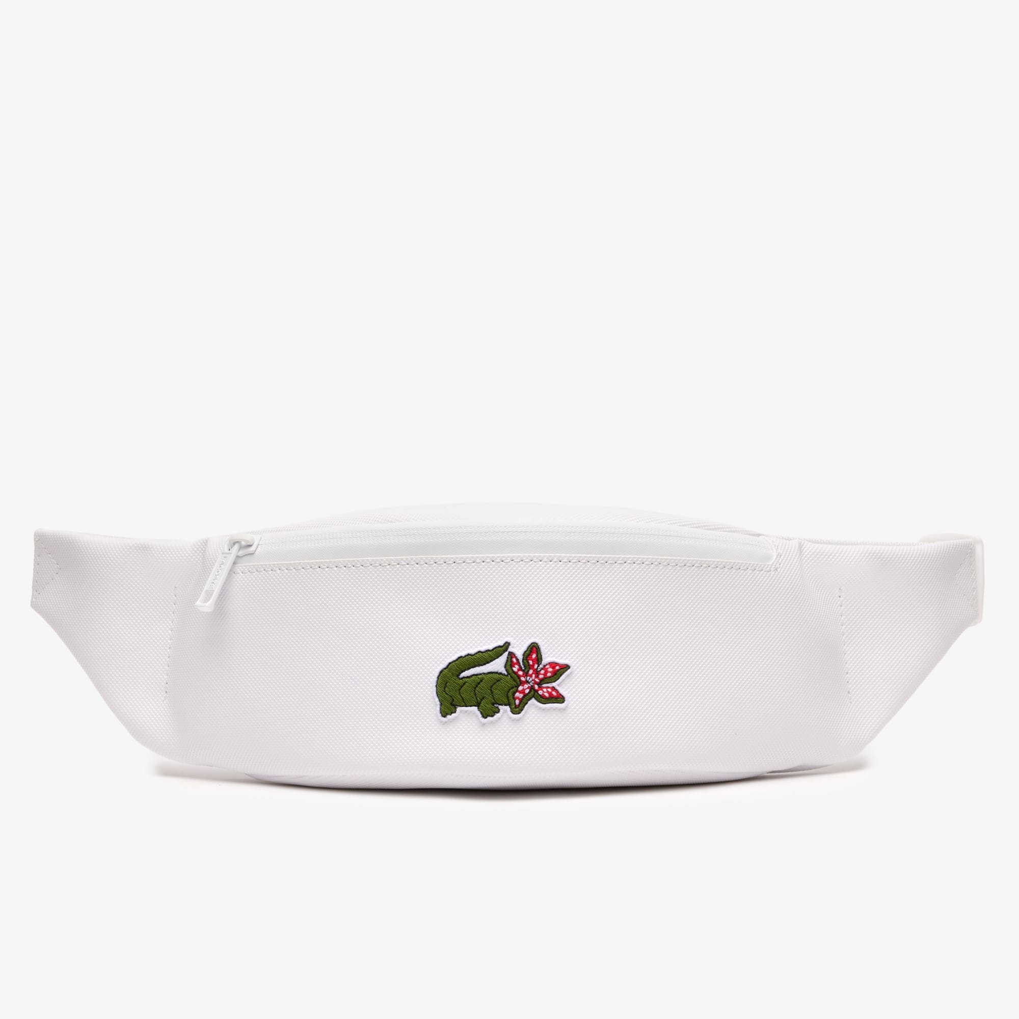 White Lacoste Netflix Croc Print Waist Bag - Get The Label