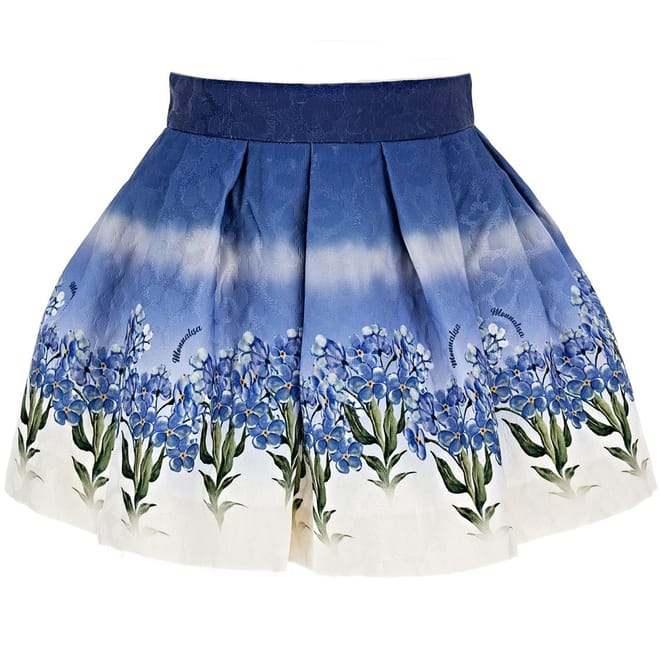 Flower Print Mini Skirts