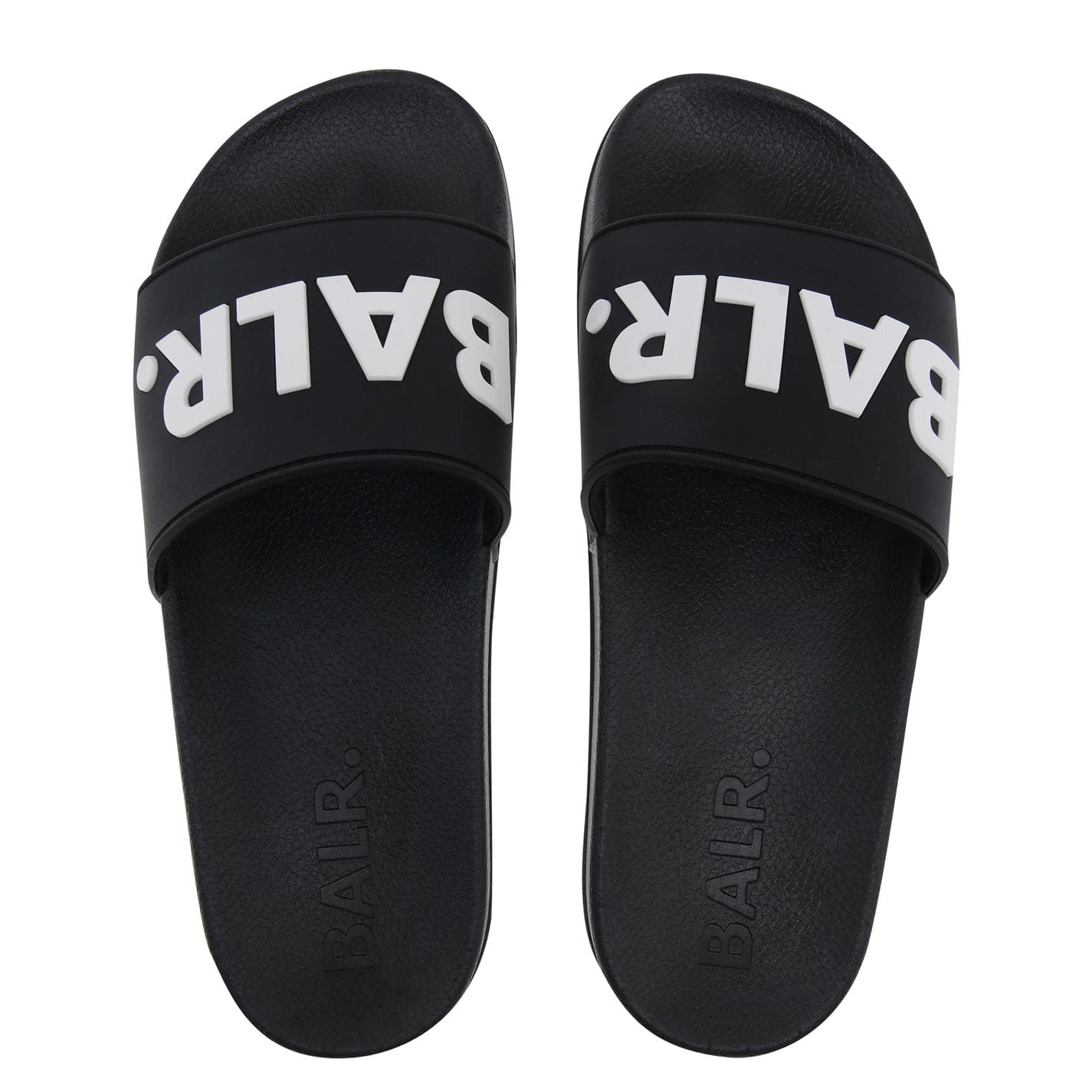 Black BALR Logo Sliders - Get The Label