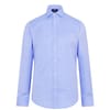 Slim Fit Cutaway Collar Twill Shirt