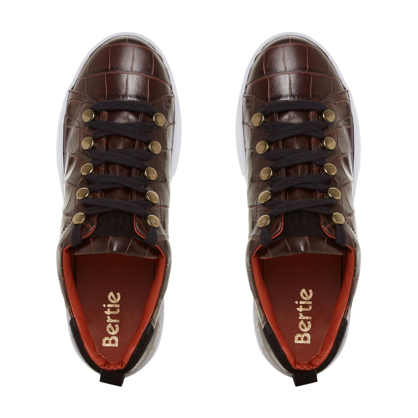 Brown Bertie Emerse Low Top Sneakers Get The Label