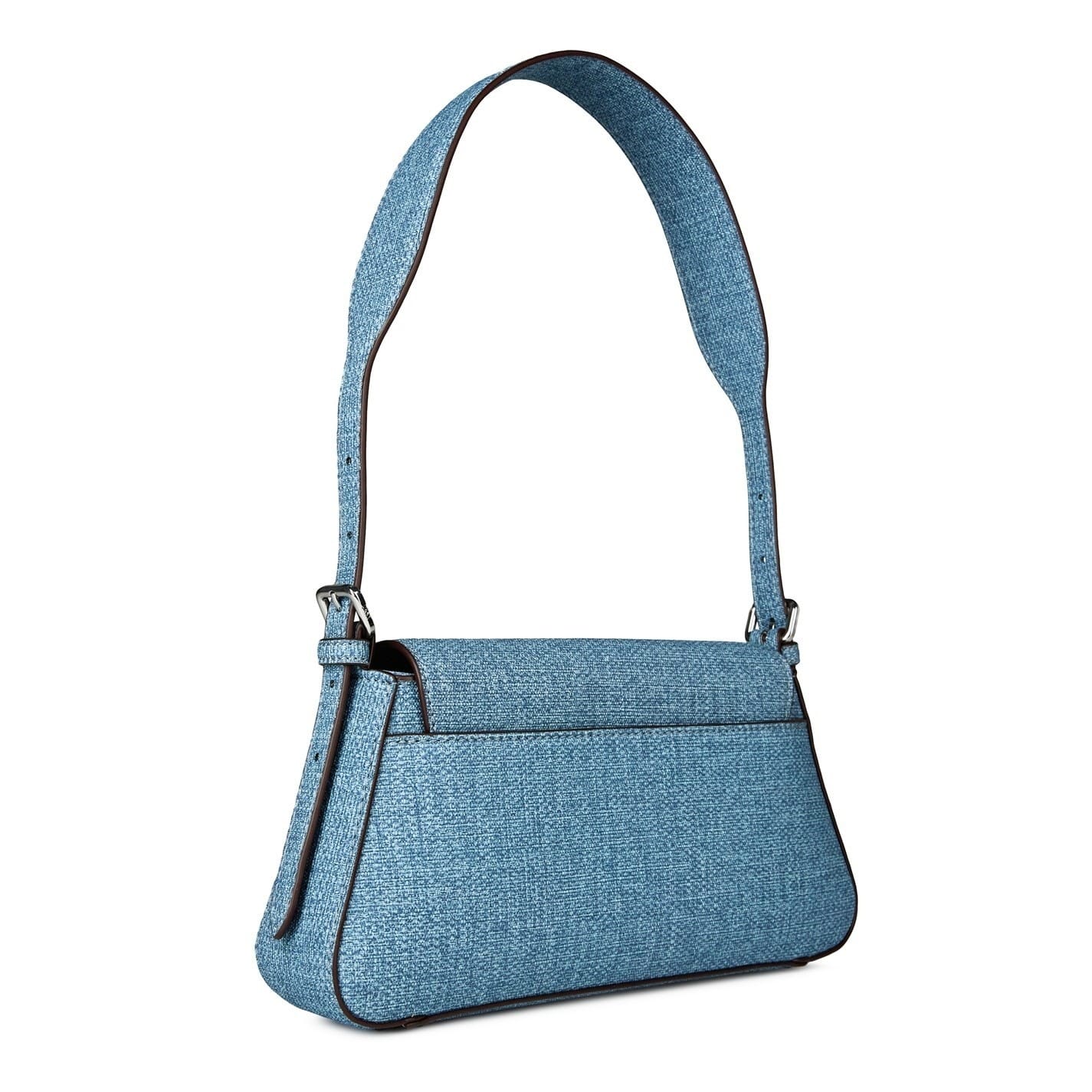 Blue DKNY Suri Flap Cross Body Bags Get The Label