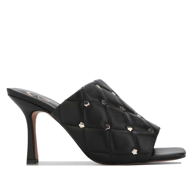Majji Quilted Heeled Mules