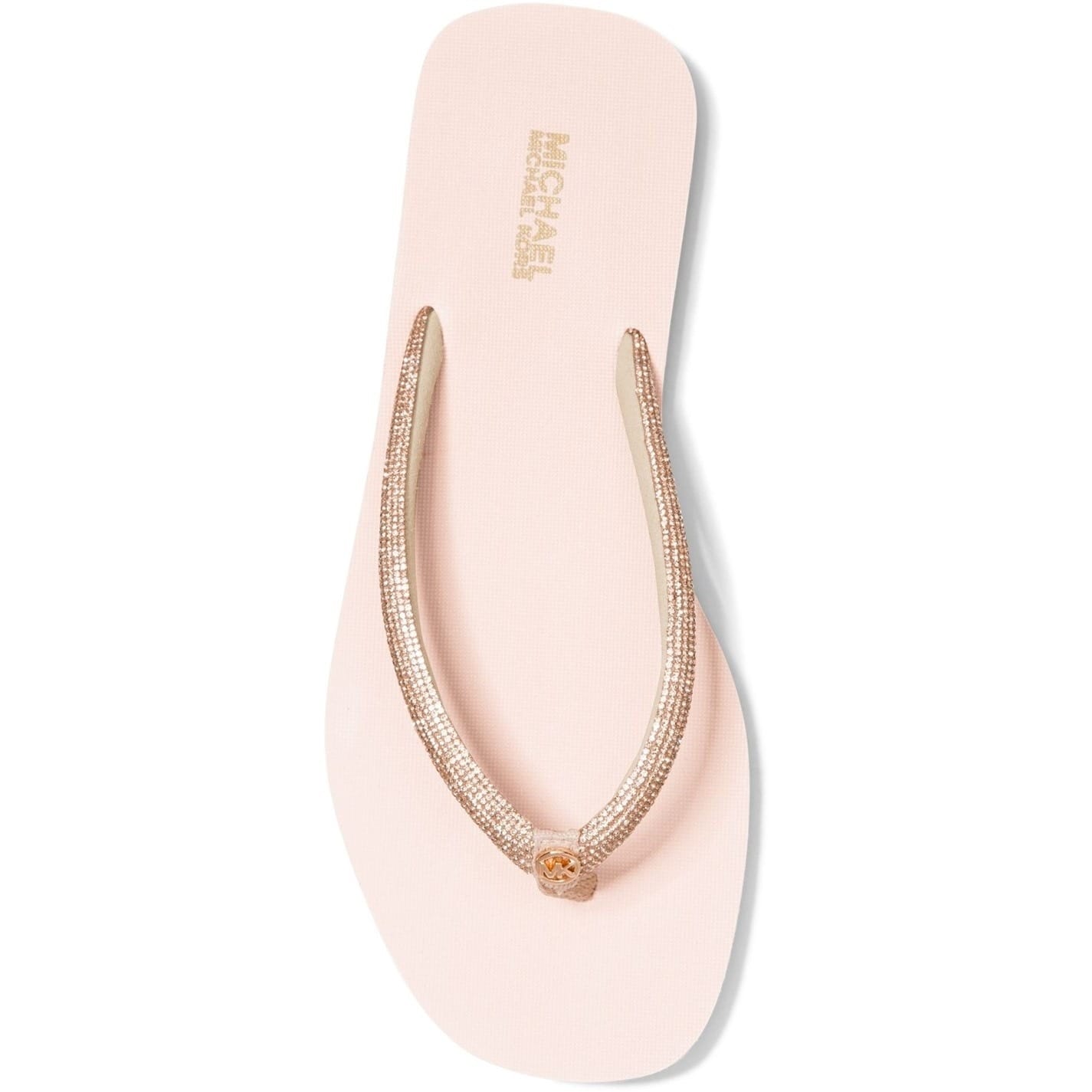 Pink Michael Kors Jinx Flip Flop Sandals Get The Label