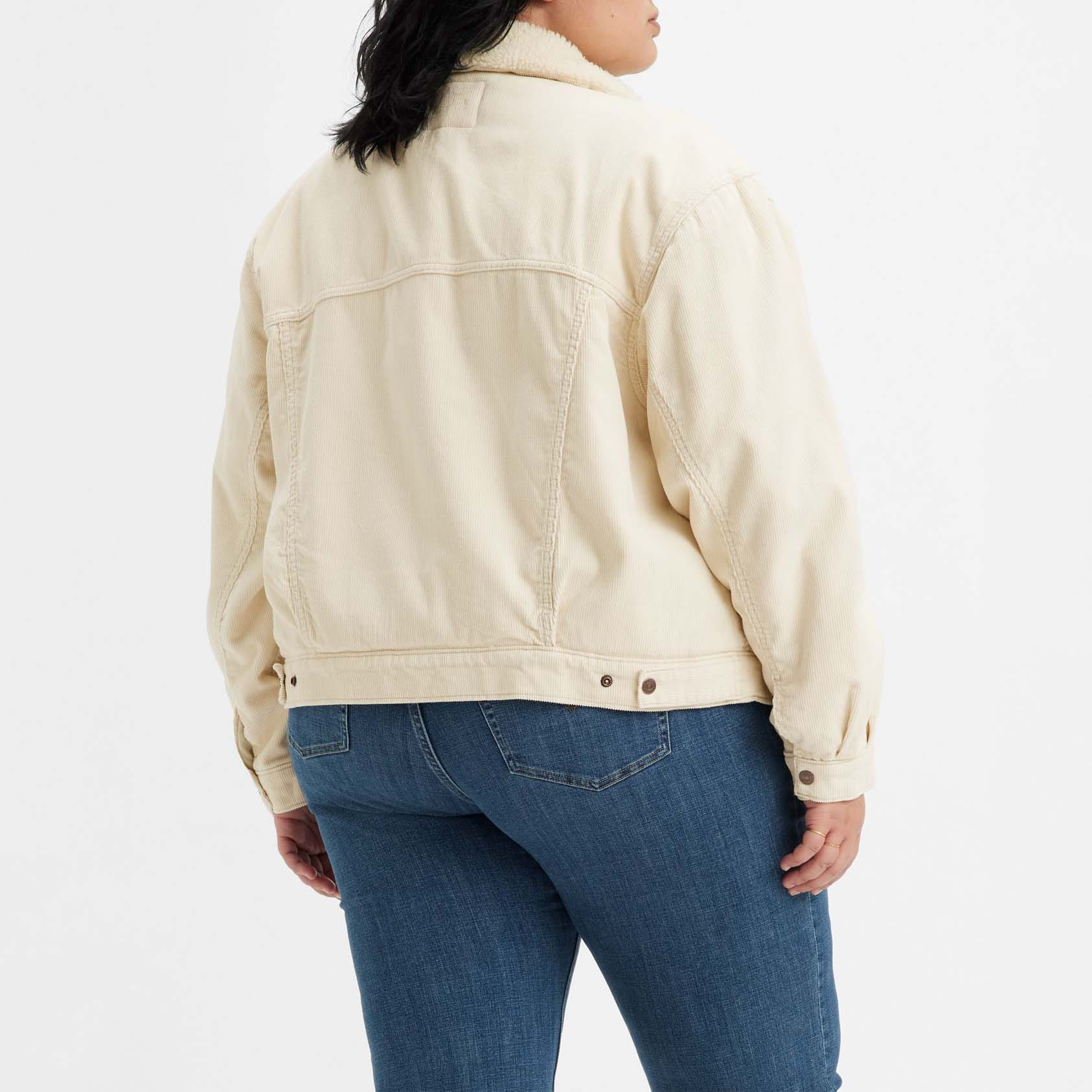 Cream Levis Plus 90s Sherpa Trucker Jacket Get The Label