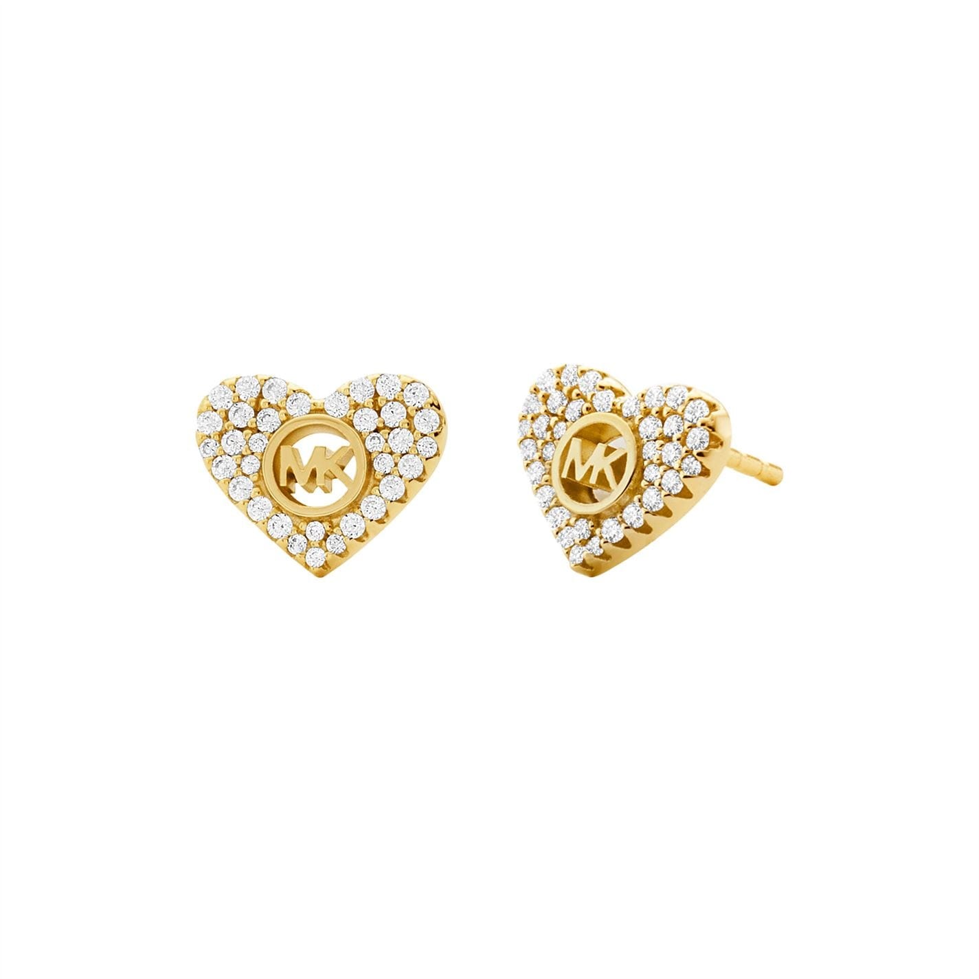 Michael kors gold heart earrings online