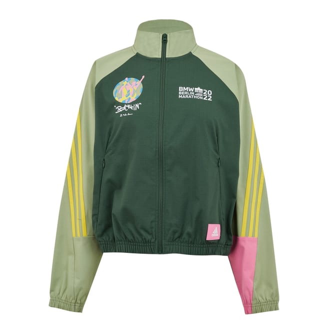 Mock Neck Short Relaxed Fit Track Jacket