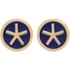 Lapis Lazuli Seba Enamel Stud Earrings