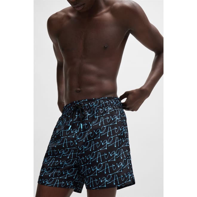 Marco Swim Short with Lettering