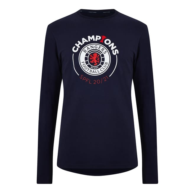 Rangers FC Long Sleeve Crew Neck T-Shirt