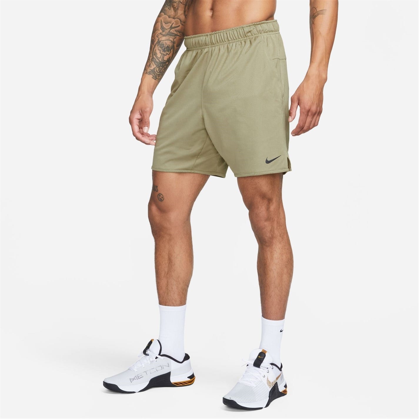 Green Nike Mens Dri Fit Totality 7 Unlined Knit Fitness Shorts Get The Label