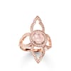 Flower Rose Gold Plated Ring
