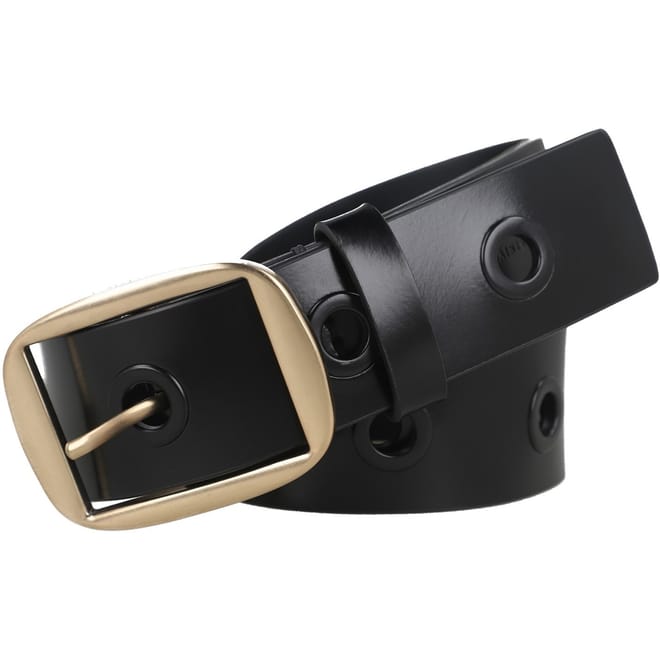 Eyelet Leather Belt
