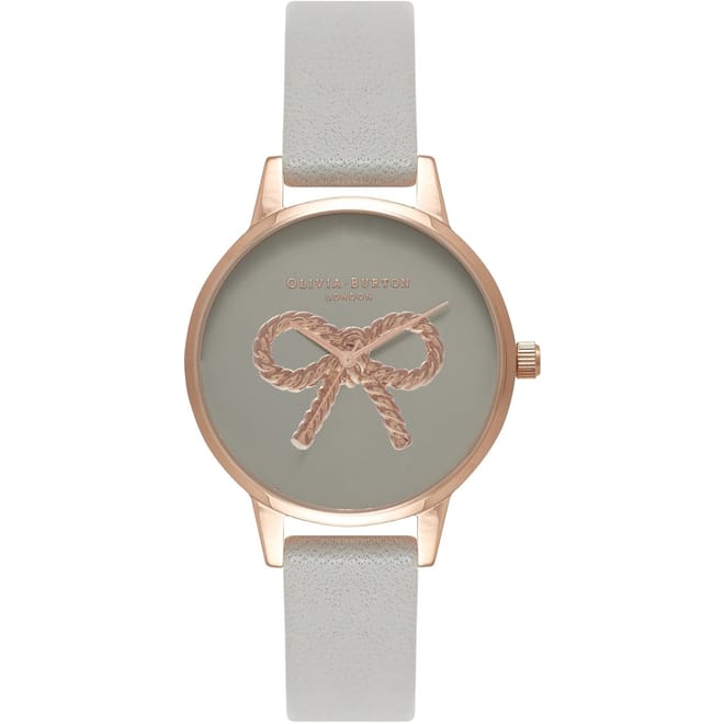 Bow Stainless Steel Fashion Analogue Quartz Watch