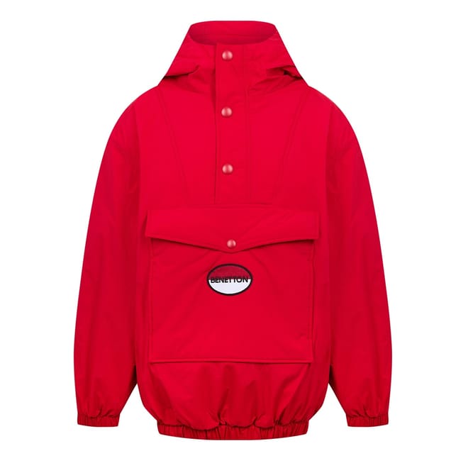 Hooded Relaxed Fit Windbreaker Jacket