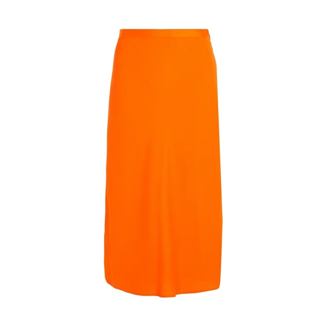 Recycled Bias Cut Midi Skirt