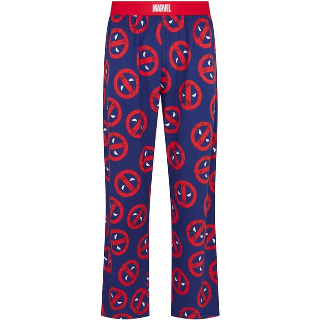 Majolica Print Elastic Cuff Pajama Pants
