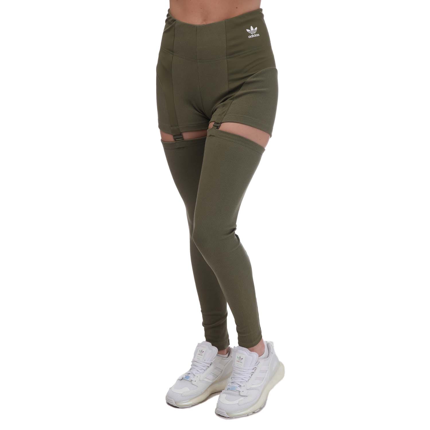 Olive adidas leggings on sale