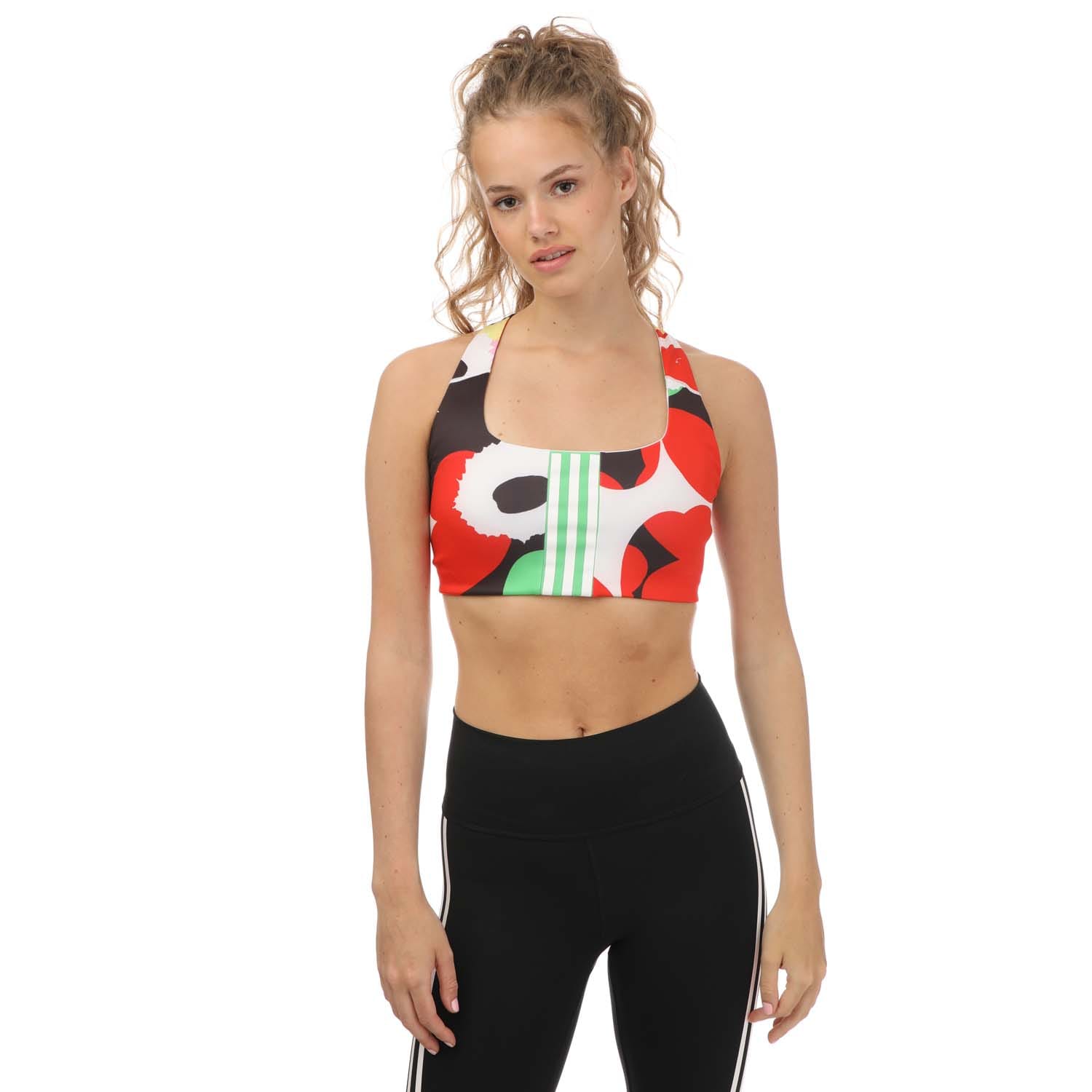 Multi colour adidas X Marimekko Better Level Training Bra - Get The Label