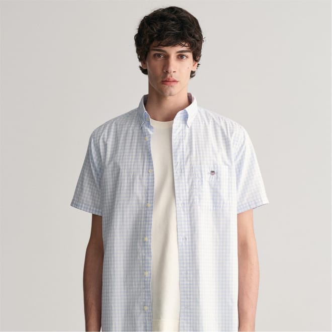 Gingham Poplin Regular Fit Shirt