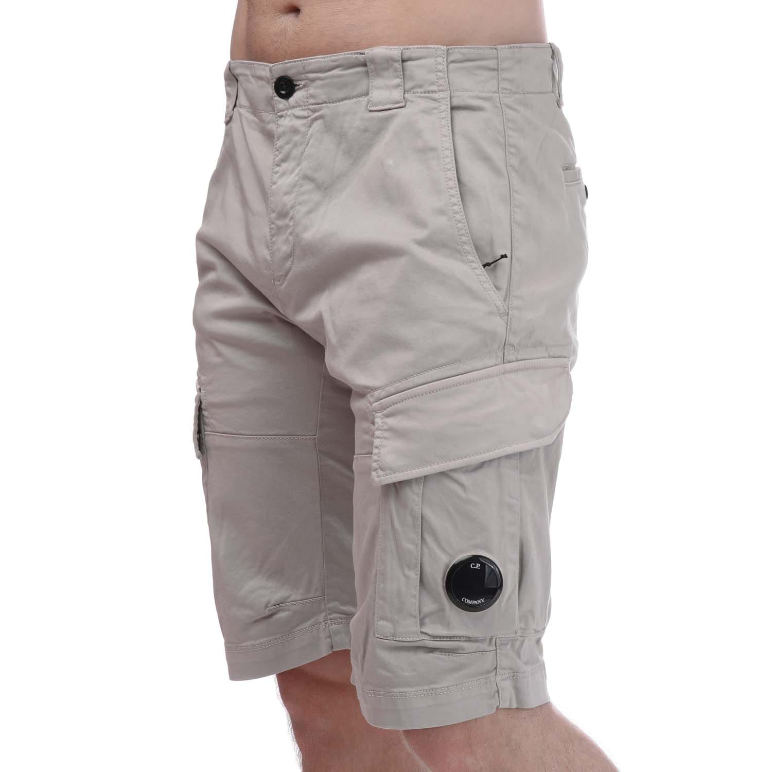 CP Company Men's Bermuda Shorts - Drizzle - Grey - Size: 32/30/31