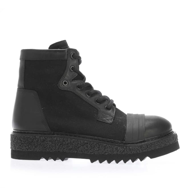 Canvas Calf Boots