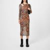 Nalusia Crew Neck Midi Bodycon Dress