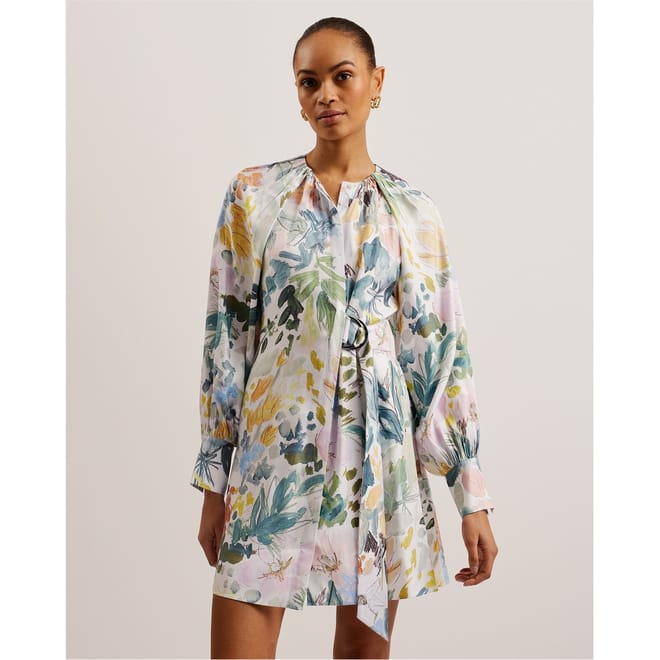 Amasya Crew Neck Mini Dress