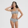 High Waist Ruched Front Bikini Set