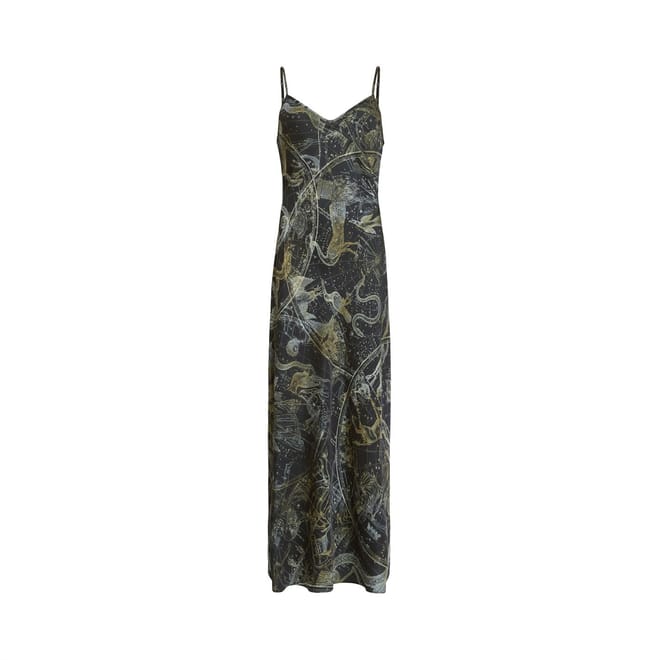 Bryony V-Neck Midi Slip Dress