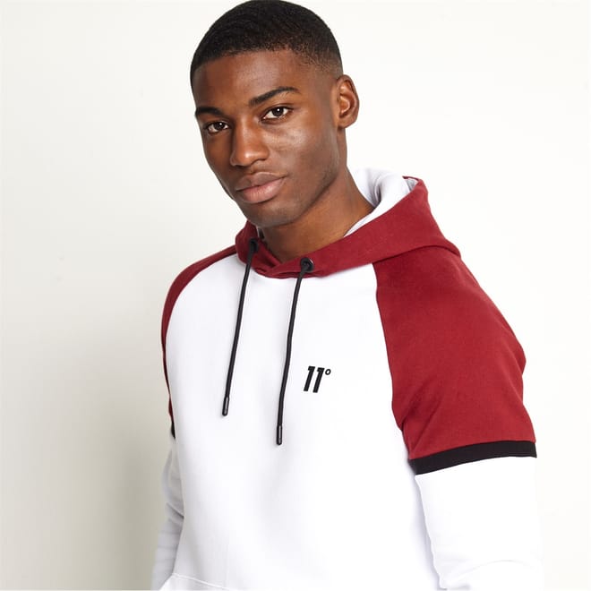 Cut and Sew Hooded Sweatshirt