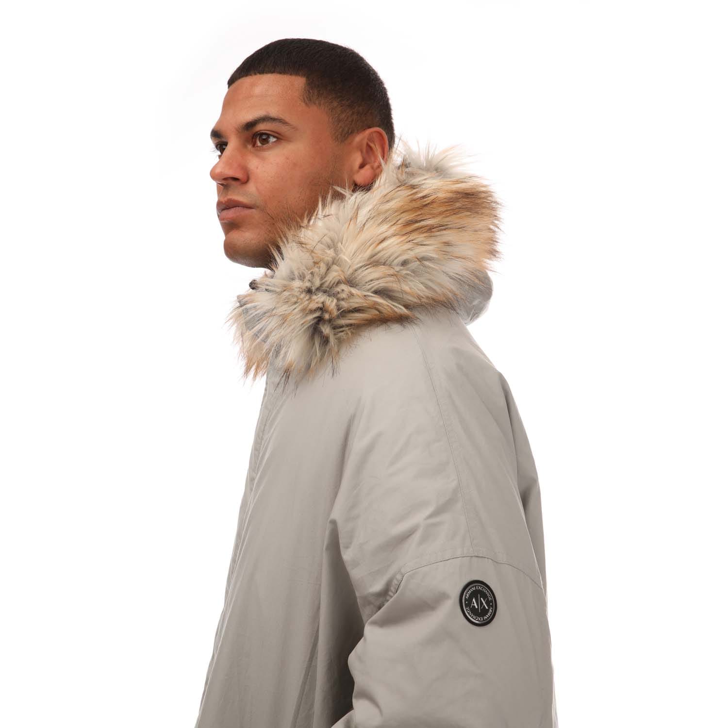 Armani Parka Jacket in Grey