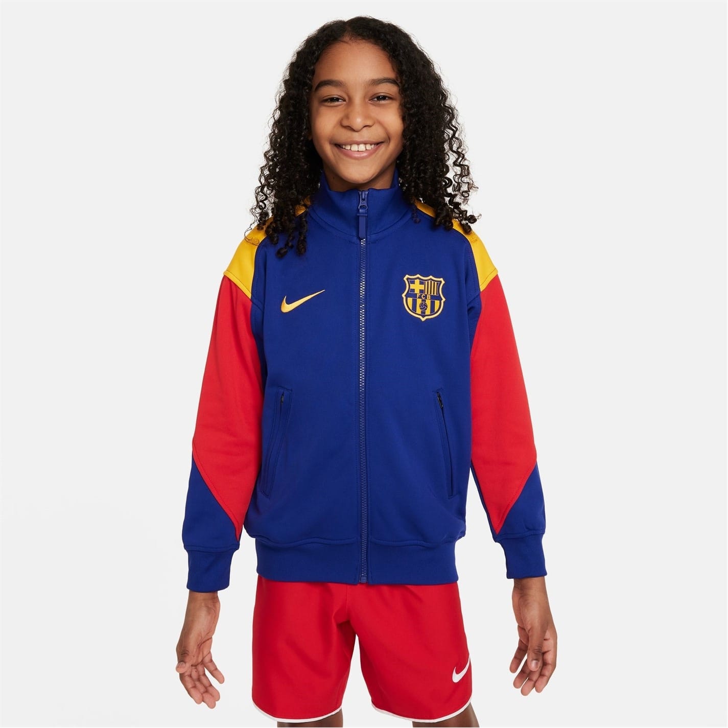 Barcelona anthem jacket kids best sale