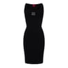 Scoop Neck Knee Length Bodycon Dress