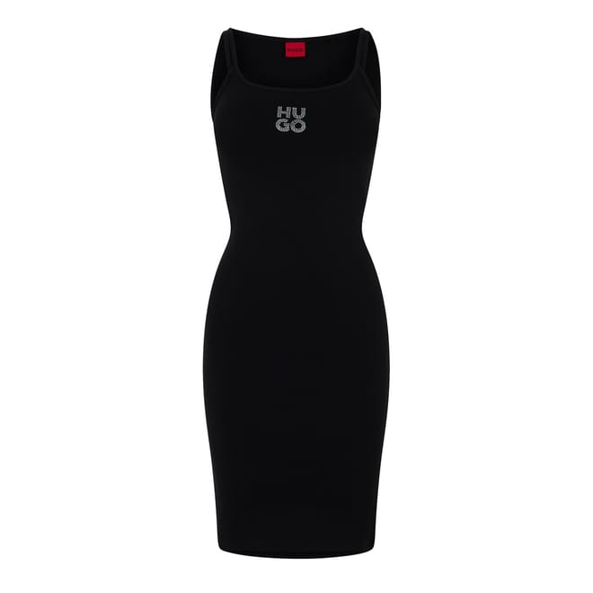 Scoop Neck Knee Length Bodycon Dress