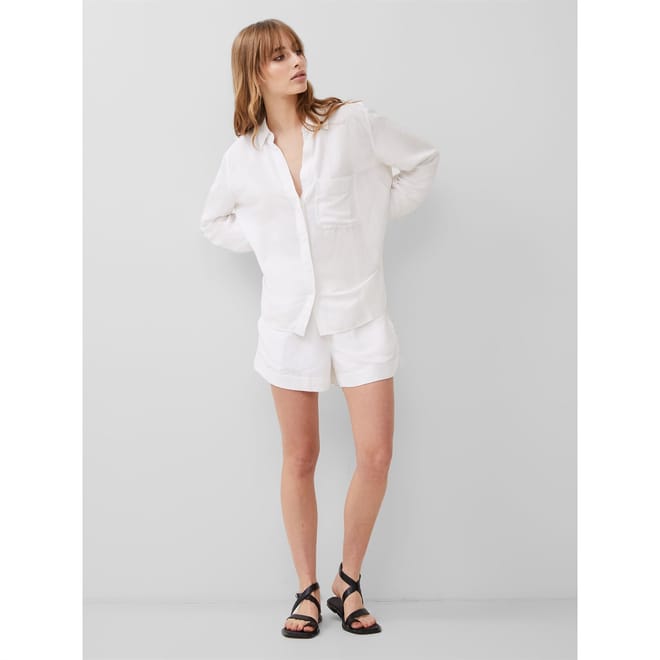 Birdie Linen Relaxed Fit Long Sleeve Shirt