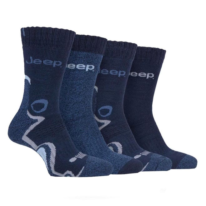 Mens 4 Pack Performance Boot Socks