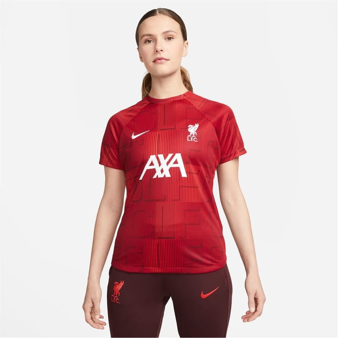 Womens Liverpool Home Pre Match 2023 2024 Top