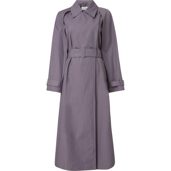 Out Shoulder Relaxed Fit Trench Coat