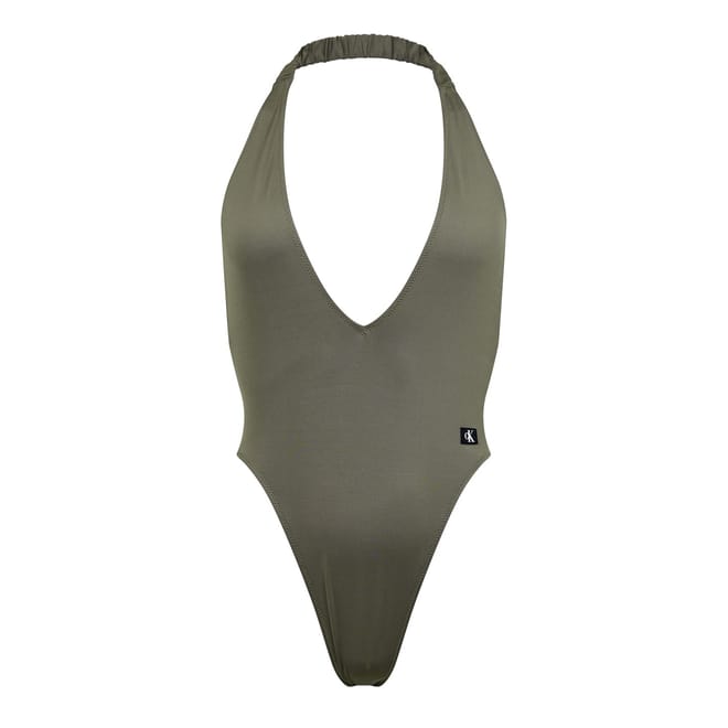 Plunge One Piece Swimsuit