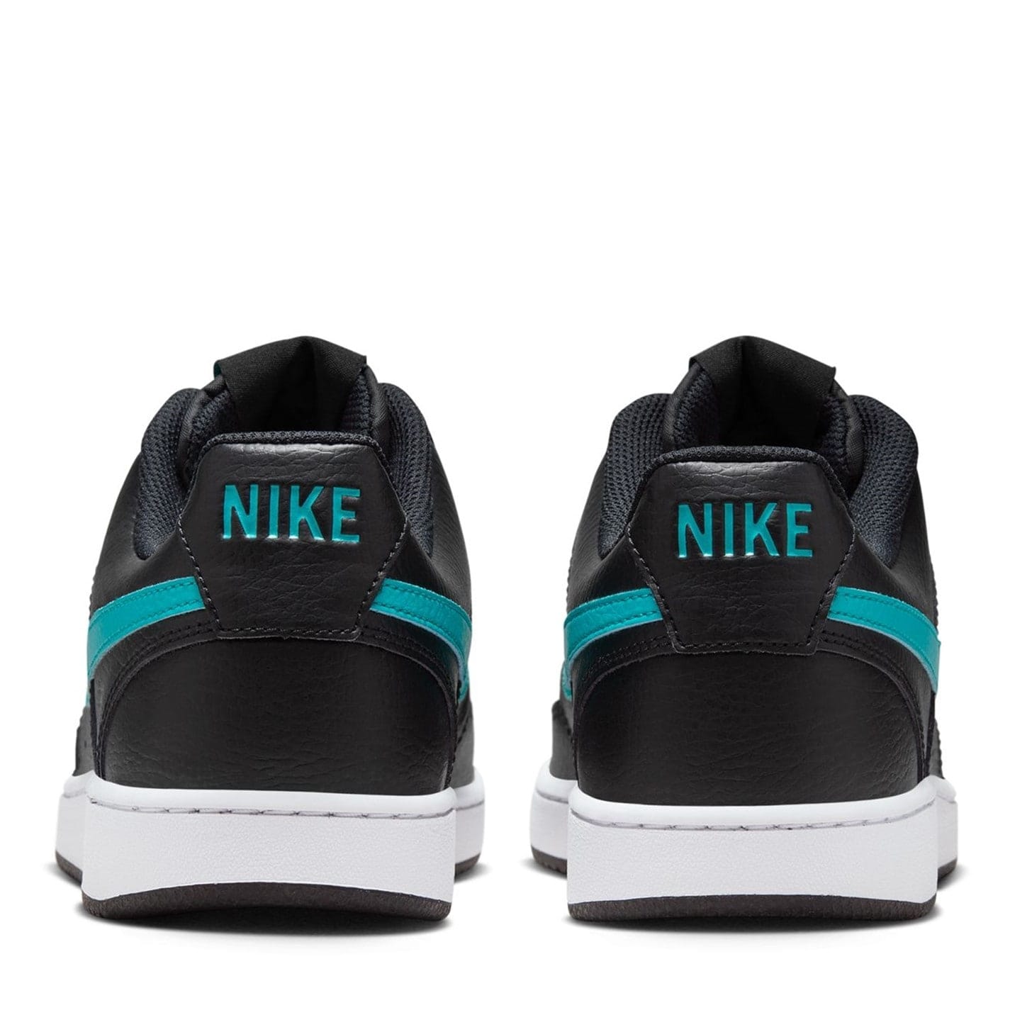 nike black court vision low premium trainers
