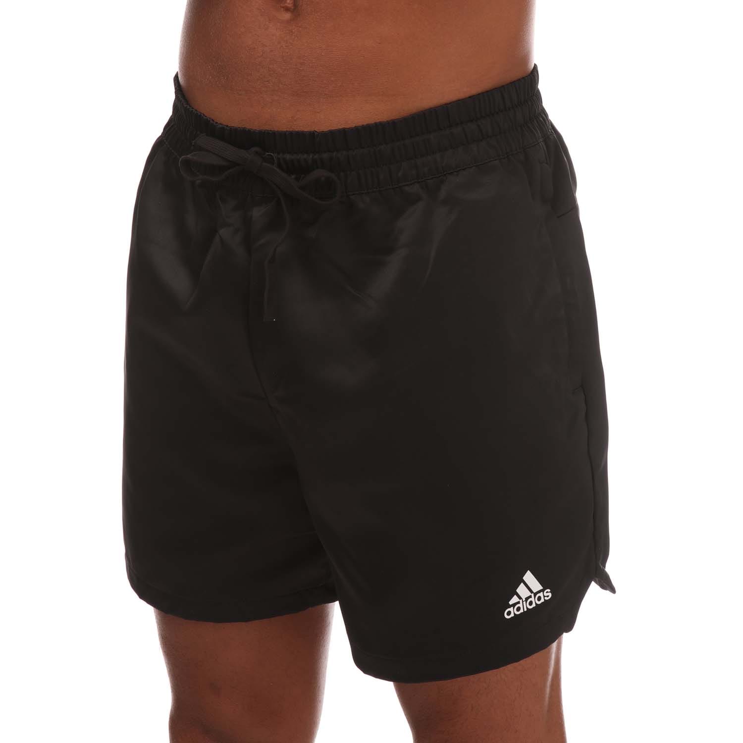 Black adidas Lifestyle Satin Shorts Get The Label