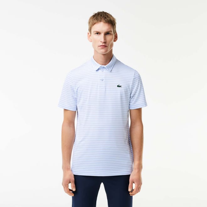 Ultra Dry Anti-UV Striped Golf Polo Shirt
