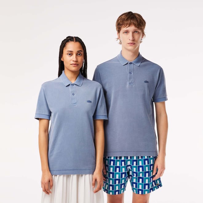 Classic-Fit Natural Dye Polo Shirt