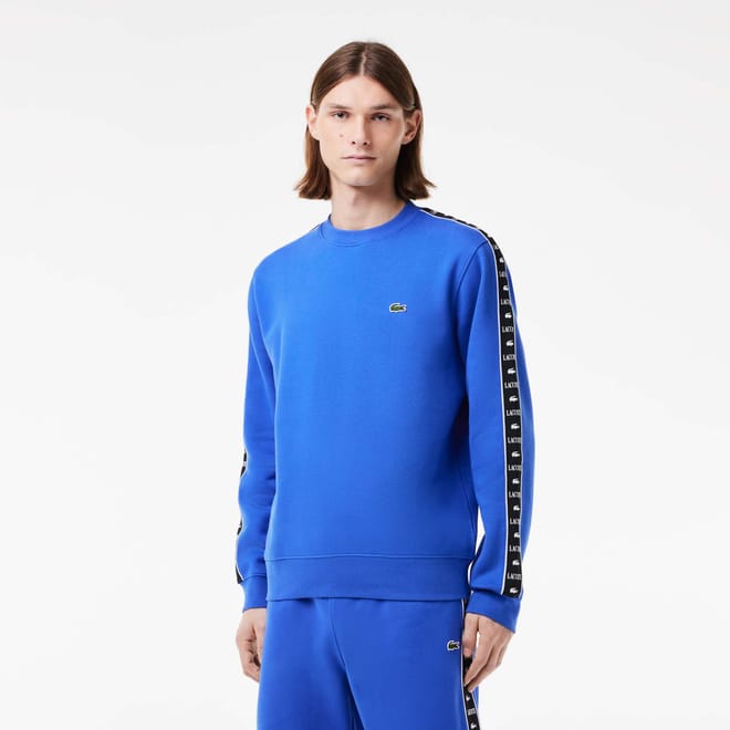 Logo Stripe Crewneck Sweatshirt