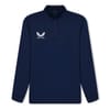 Zip Neck Rib Baby Sweatshirt