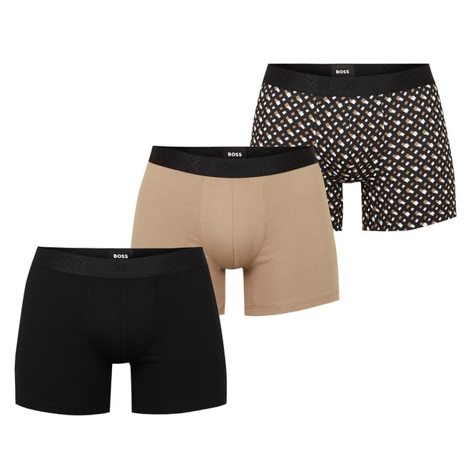 Monogram 3 Pack Boxer Briefs