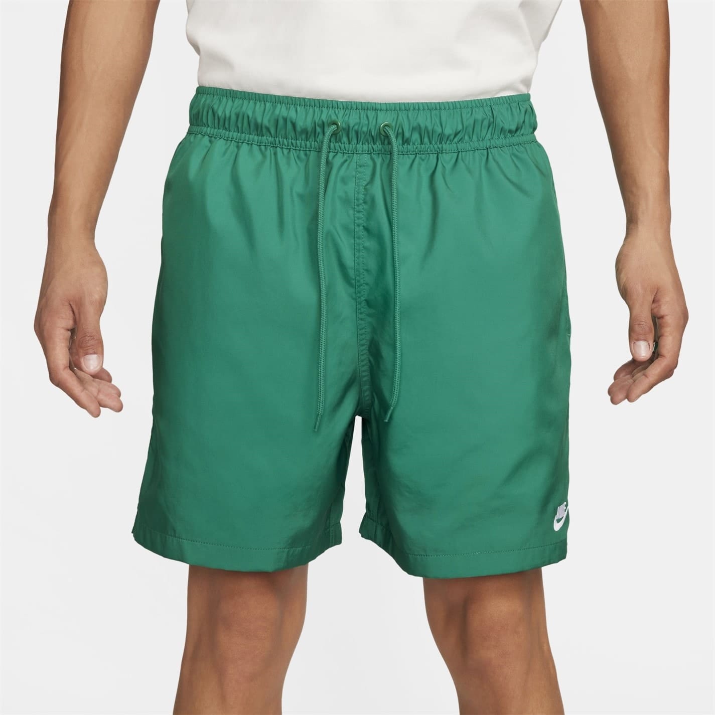 Nike Mens Sportswear Essentials Woven Flow Shorts in Green