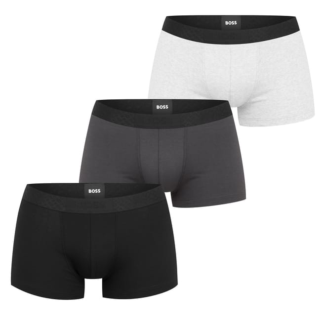 Monogram 3 Pack Boxer Trunks