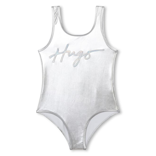 Logo Print One Piece Swimsuit